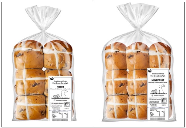 Woolworths Hotcross Bun