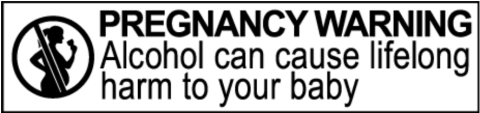Pregnancy warning label